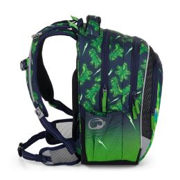 Sada školní batoh BagMaster Lumi 25 C + Penál + Kapsa - Dinosaurus (1)