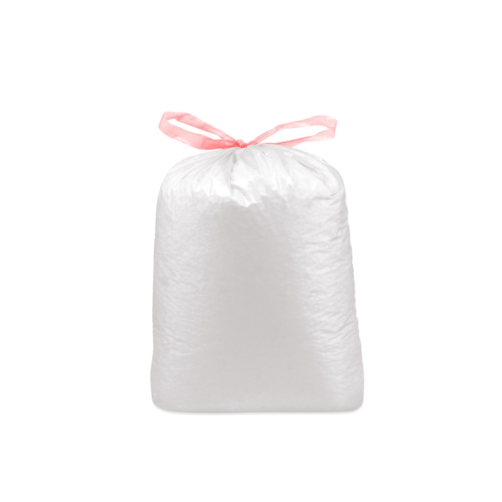 WIMEX Pytel na odpadky (LDPE) ECONOMY zatahovací bílý 70 x 100 cm 120L [10 ks]