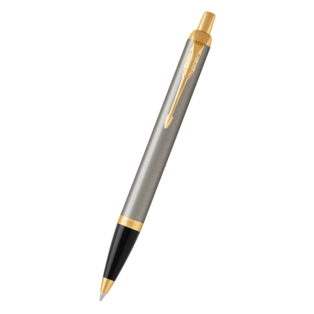 PARKER Pero kuličkové PARKER IM Brushed Metal GT + šedý zápisník