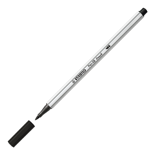 STABILO Fixy se štětcovým hrotem pro různé šířky čar STABILO PEN 68 brush - Arty, sada 12 ks