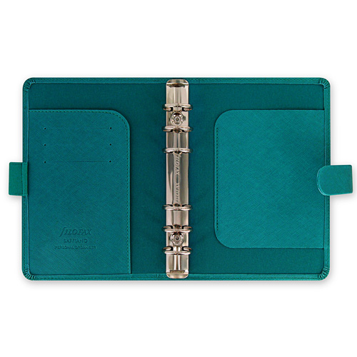 Diář Filofax Saffiano - akvamarín, osobní