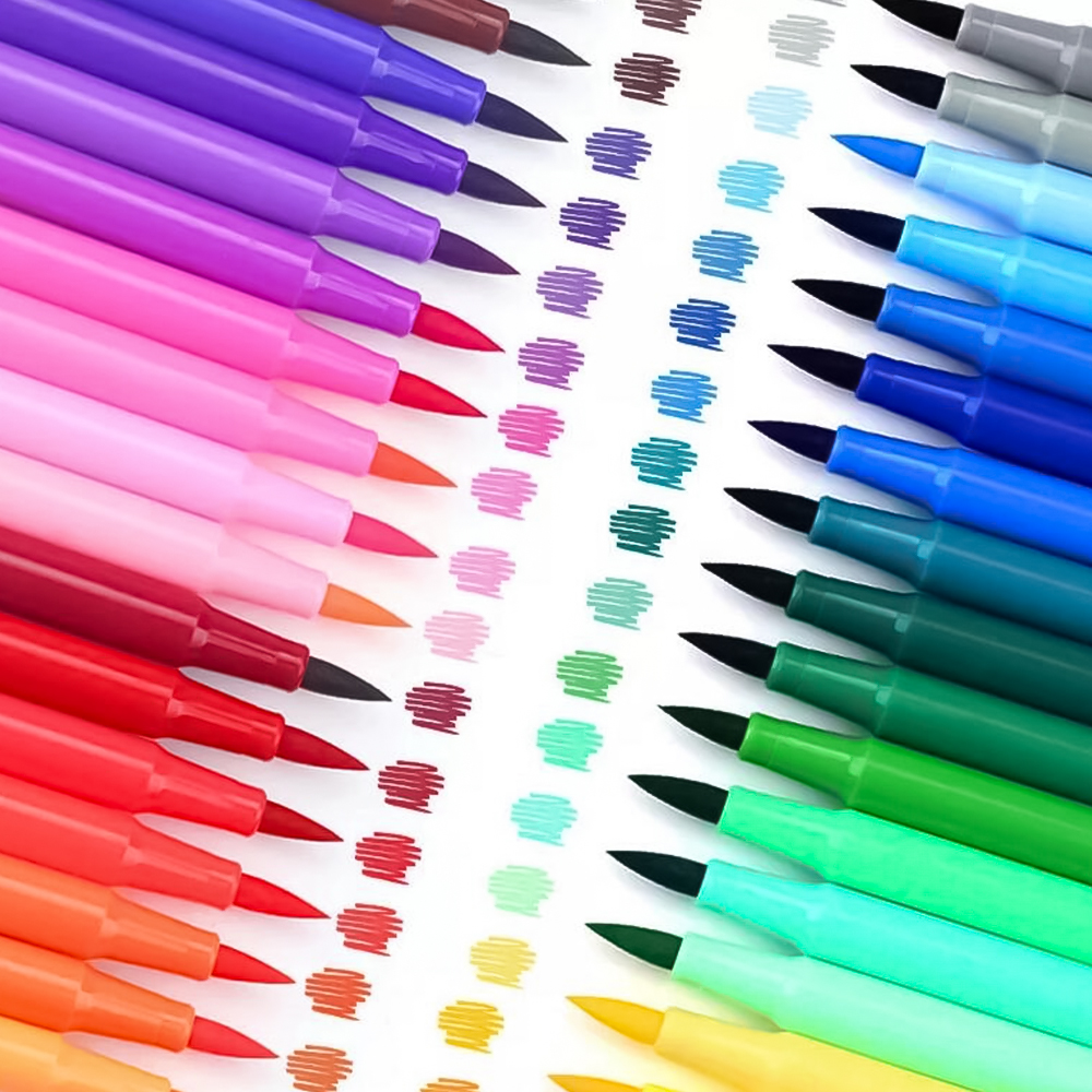 Fixy štětečkový M&G Water Color - sada 36 ks