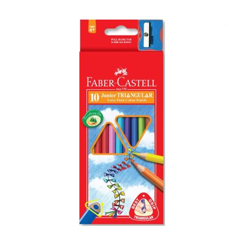 Pastelky Faber-Castell Grip Junior 10 barev (20651)