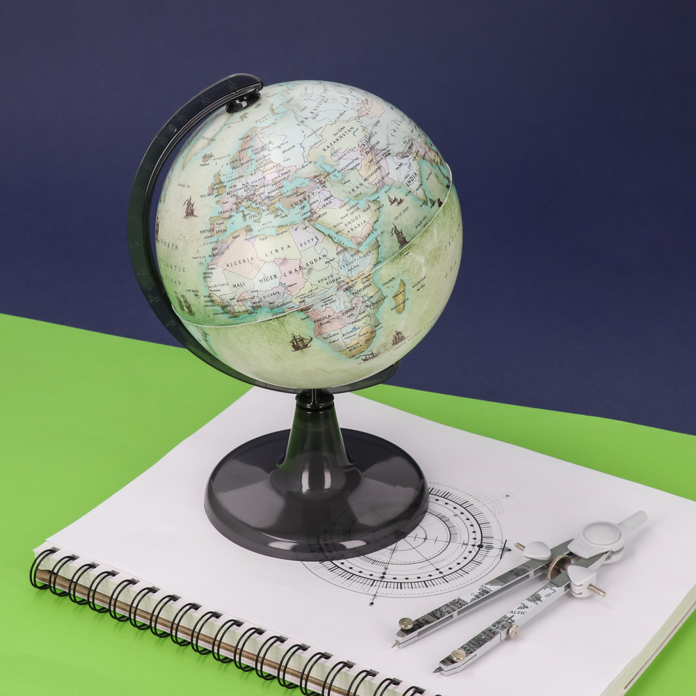 JUNIOR-ST Glóbus geografický ANTIQUE průměr 15 cm