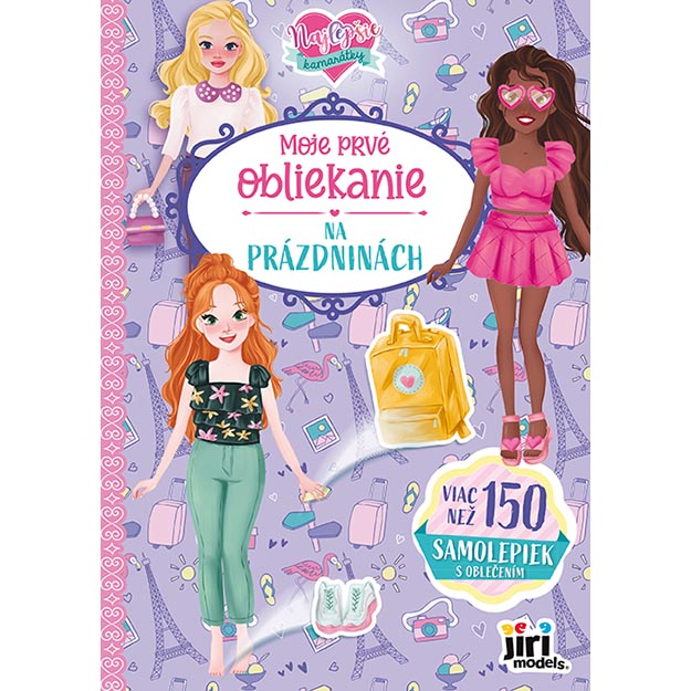 Samolepková knížka Moje první oblékání - Na prázdninách
