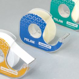 Lepicí páska průsvitná MILAN 19 mm x 33 m s dispenzerem - blistr (3)
