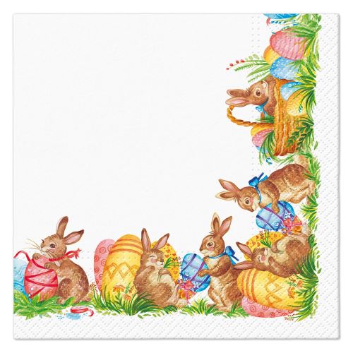 Ubrousky TaT 33x33cm Lacy Frame Gold