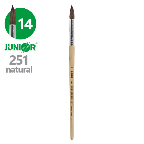 Štětec kulatý JUNIOR č. 2 14" 251 Natural