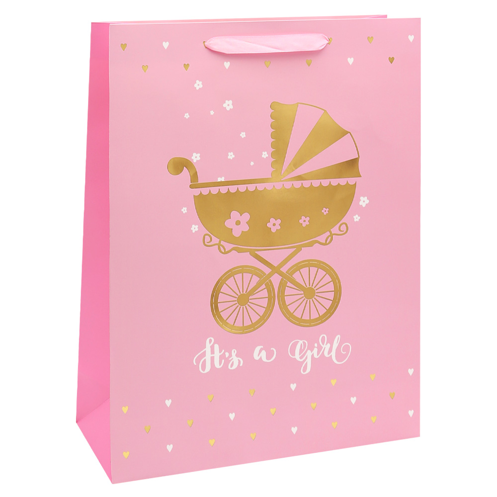 JUNIOR Darčeková taška Baby 26x12x32 cm (mix /cena 1ks)
