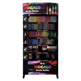 Prezentačný stojan M&amp;G MOCALO 75x30x175 cm - naplnený