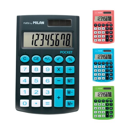Kalkulačka MILAN vrecková 8-miestna Touch