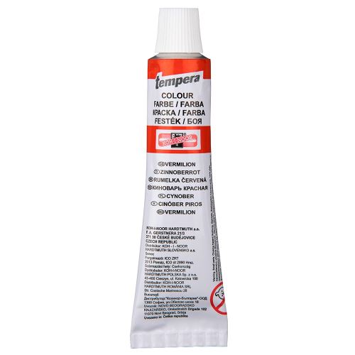 Farba temperová KOH-I-NOOR 16 ml - rumelka červená