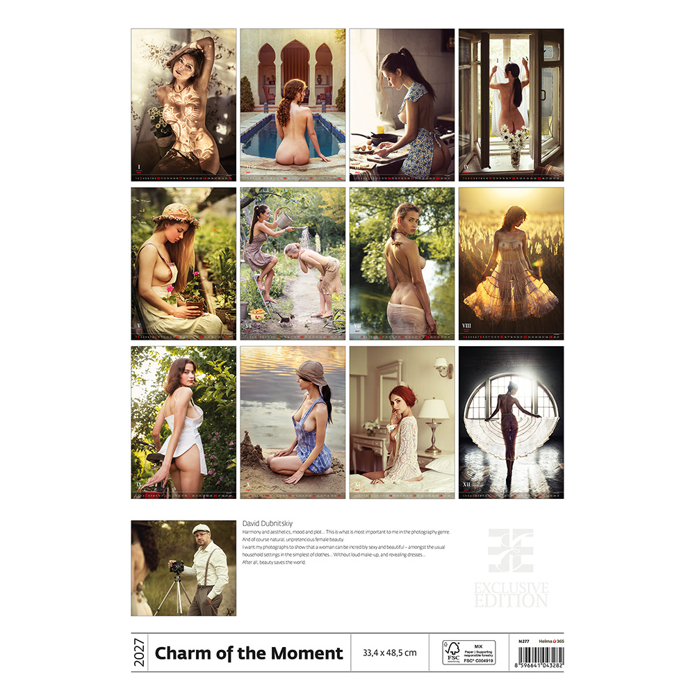 Helma 365 Nástenný kalendár 2027 Charm of the Moment