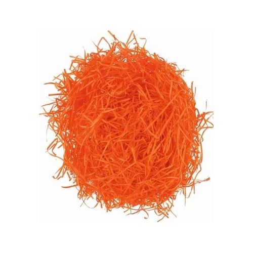 Tráva dekoračná papierová 30g - oranžová