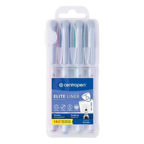 Liner CENTROPEN Elite 4721 - 0,3 mm / sada 4 ks