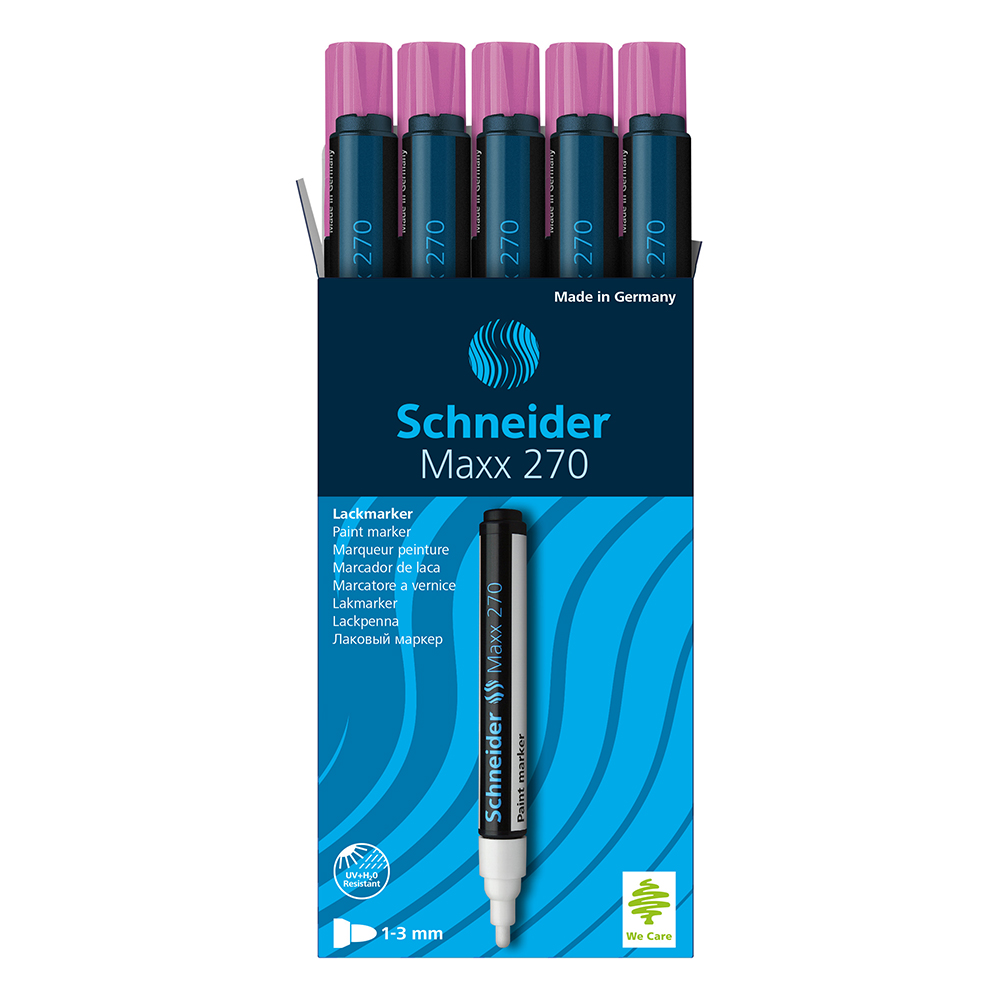 SCHNEIDER Popisovač lakový Schneider Maxx 270 - růžový