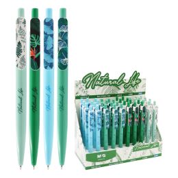 Pero kuličkové M&amp;G Natural Life 0,5 mm - modrá náplň /1ks