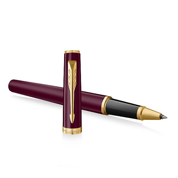 PARKER Roller PARKER Meridian Red GT, hrot F - černá náplň