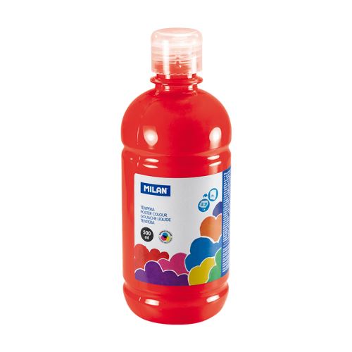 Farba temperová MILAN 500ml červená rumelka
