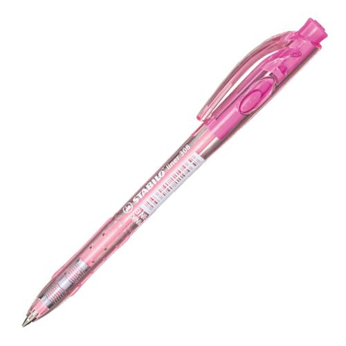Liner STABILO 308 - růžová náplň (30409)