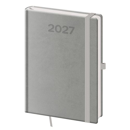Diář 2027 denní A5 Print Pop - šedá