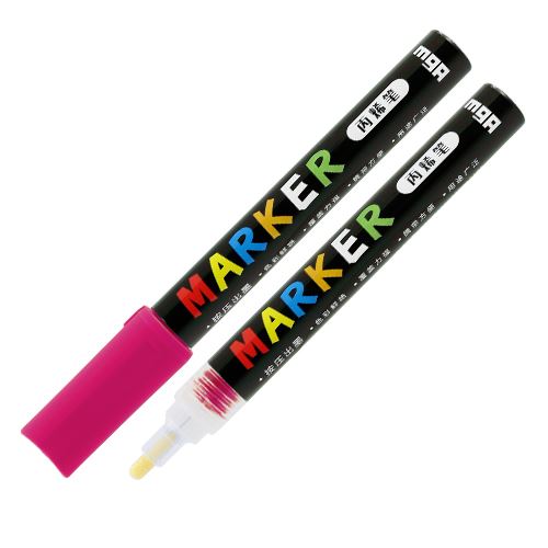 Popisovač akrylový M&G MOCALO Acrylic Marker 2 mm, Rose Red S214