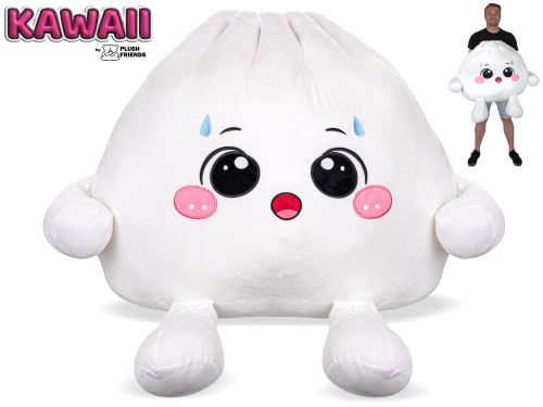 Plush Friends Kawaii Bao knedlíček plyšový 60cm udivený 0m+