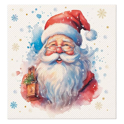 Ubrousky TaT 38x40cm Portrait of Santa Claus