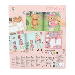 Kreativní sešit Top Model se samolepkami - Stickerworld TEAM TEDDY (2)