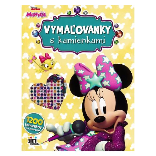 Vymaľovanky s kamienkami JM - Minnie A4