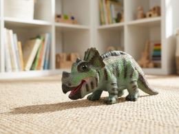 Maňásek dinosaurus mládě 42cm zelené v sáčku (1)