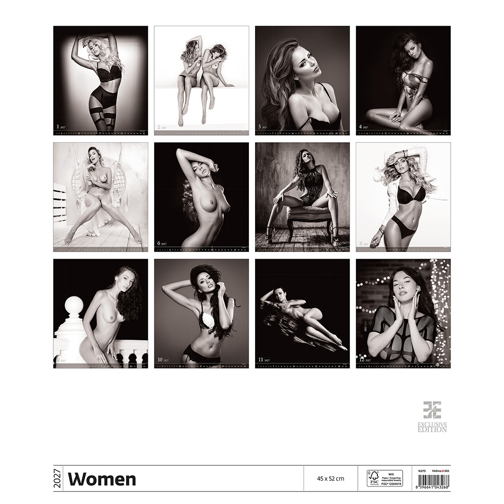 Helma 365 Nástenný kalendár 2027 Women